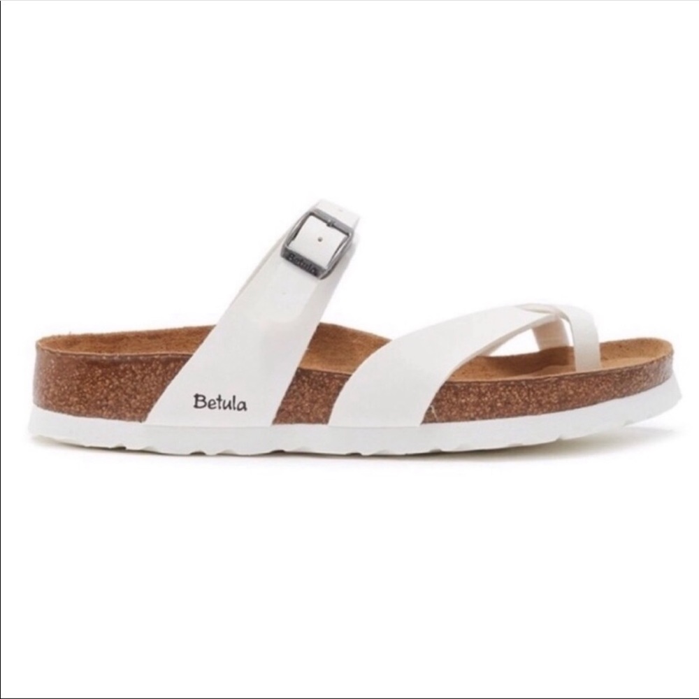 BIRKENSTOCK Mia Slide Sandals WHITE SIZE 37 NEW - Picture 4 of 6